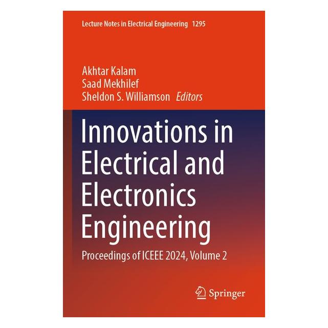 Springer Innovations in Electrical and Electronics Engineering (Englisch, Mekhilef Saad, Sheldon S Williamson) (69163490)