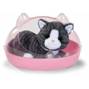 BABY-born Elektronisches-Haustier Meine Katze Cookie mit Box, interaktiv, Geräusche & Reaktionen, ab 1 Jahr