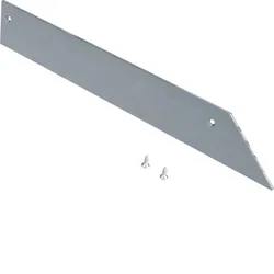 Hager AKE2000401 Endstück einseitig aus Stahlblech zu Aufbodenkanal AK 200x40mm
