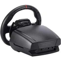 Genius GX Gaming Wheel Speedmaster X5 USB -Lenkung schwarz (PC, PS4, Xbox One S), Gaming Controller, Schwarz, Silber