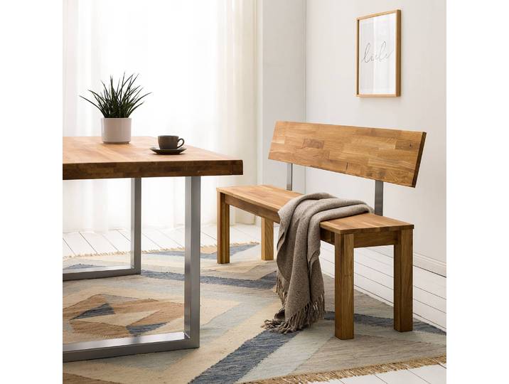 Banc Briana I 160cm Marron/Chêne