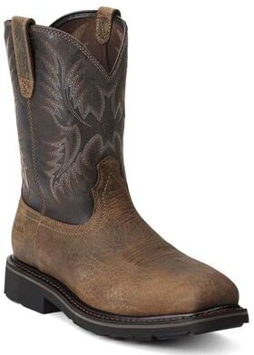 Ariat Sierra Sq Toe Puncture Resist (Men's) Work in Brown, Size 9 D, Leather
