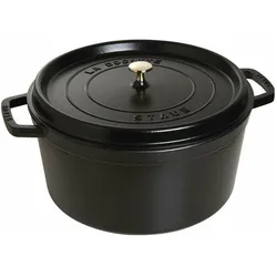 Staub Cocotte, Pfanne + Kochtopf, Schwarz