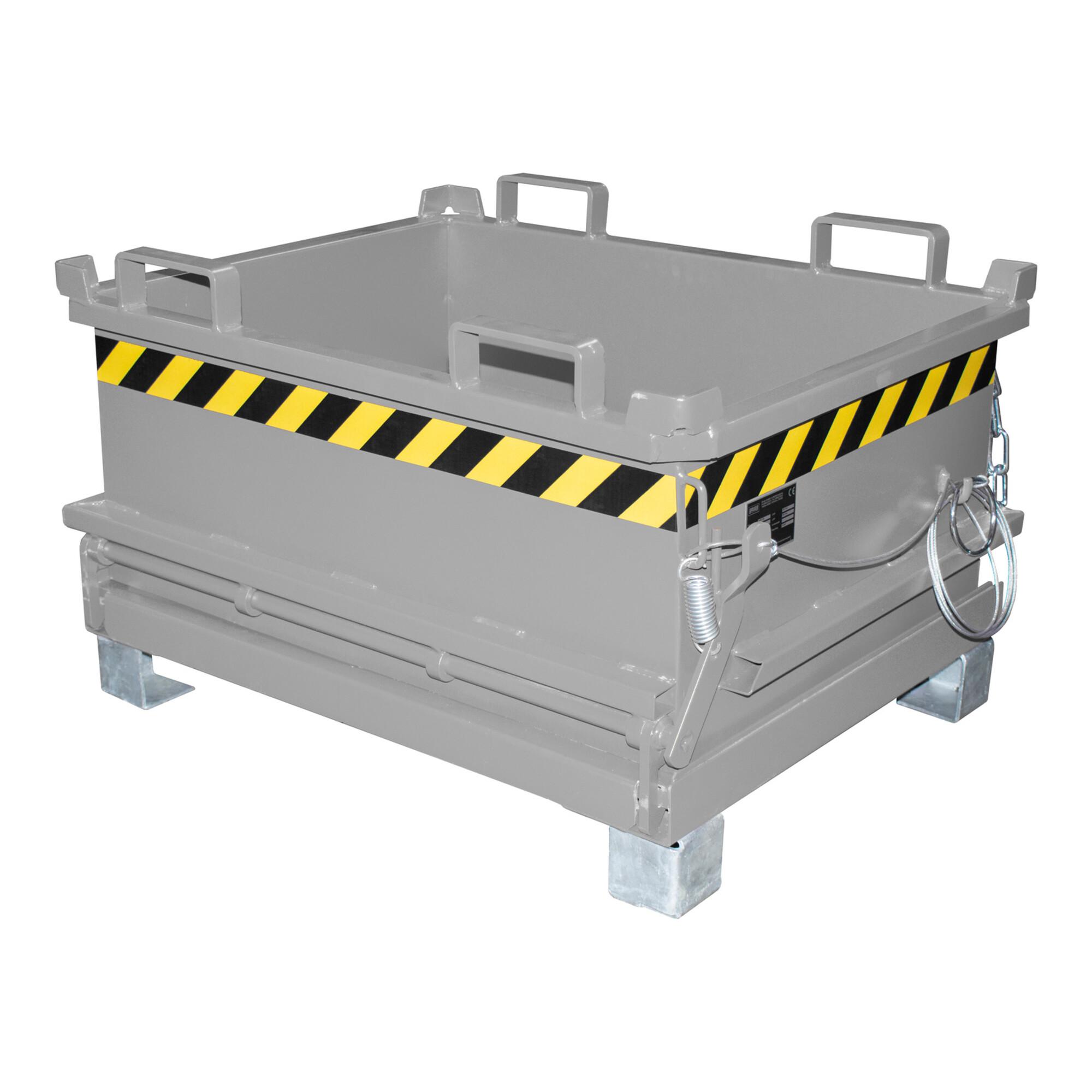 Bauer Südlohn Mini-Klappbodenbehälter MSB 250, lackiert, Mausgrau (4417-11-0000-7005)