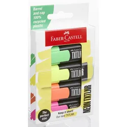 FABER-CASTELL TXTLNR SF Textmarker schwarz 1.0 - 5.0 mm Schreibfarbe: Mehrfarbig