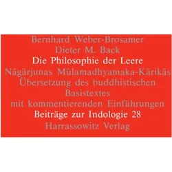 Die Philosophie der Leere, Sachbücher von Bernhard Weber-Brosamer, Dieter M. Back