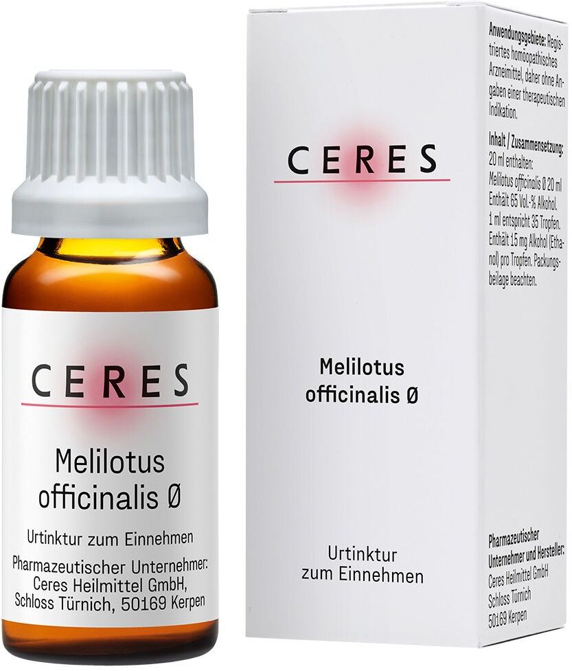 Ceres Melilotus officinalis Urtinktur 20 ml Tropfen