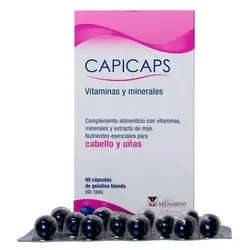 Menarini Capicaps Cabello y Uñas 60 Cápsulas