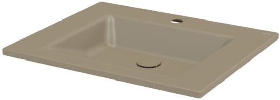Bette BetteAqua Einbau-Waschtisch A070-417HLW1,PW 60x49,5cm, HLW1,PW, hazel