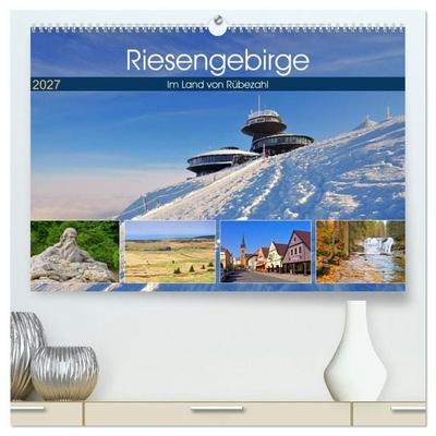 Riesengebirge - Im Land von Rübezahl (hochwertiger Premium Wandkalender 2027 DIN A2 quer), Kunstdruck in Hochglanz