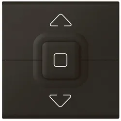 Legrand 079126L Rollladen-/Jalousie- schalter 6A 2M (SK) Mosaic schwarz