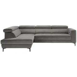 Wohnlandschaft Emma links Grau