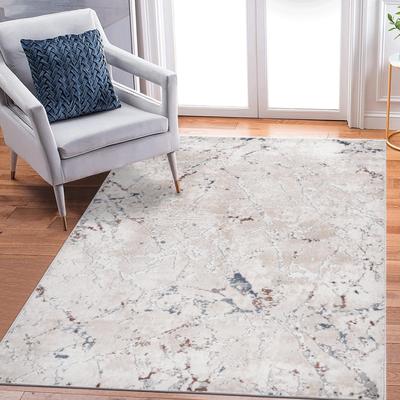 Klair Living MARFI Collection Multi / Contemporary Non-Shedding Area Rug