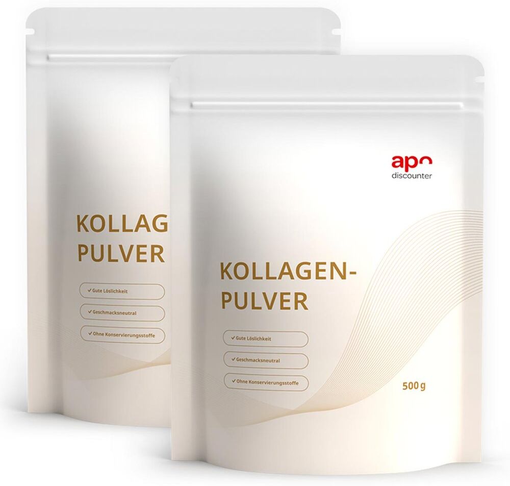 Kollagenhydrolysat pur von apodiscounter 2x500g