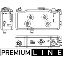 Ausgleichsbehälter Kühlmittel MAHLE CRT 79 000P