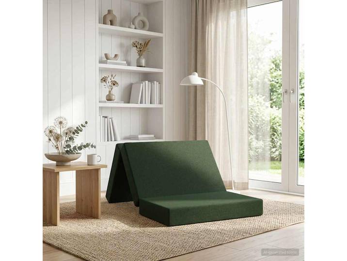 vidaXL Klappsofa Bett 100 x 67 x 45 cm Dunkelgrün