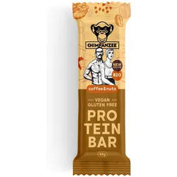 CHIMPANZEE Proteinriegel Kaffee & Nuss 45g je Riegel 20 Stück pro Verpackungseinheit