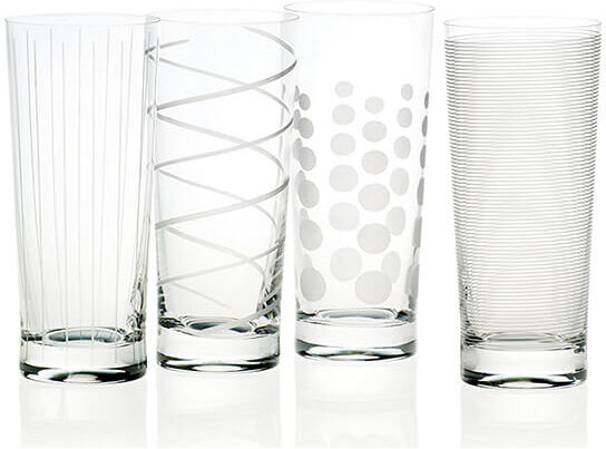 Mikasa Cheers Set Of 4 High Ball Glasses