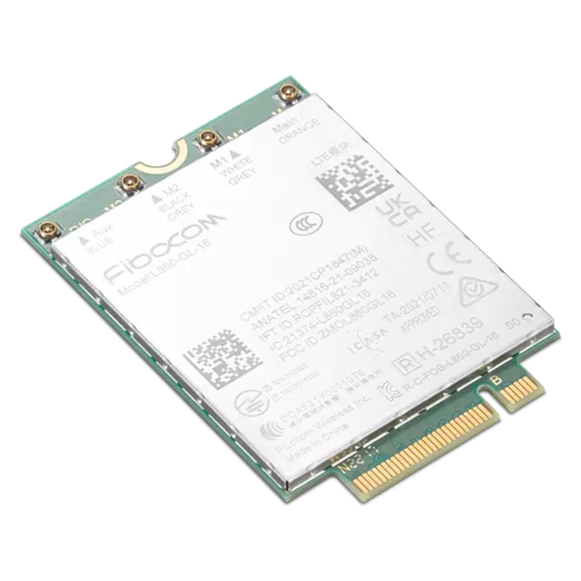 Lenovo ThinkPad Fibocom L860-GL-16 XMM756 CAT16 WWAN Module (M.2 Key B) (4XC1K04678)