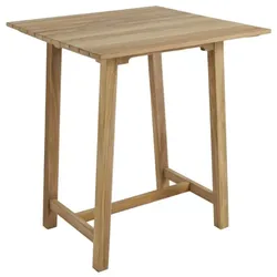 Gartenbartisch Keros aus Teakholz, klassisch, quadratisch, natur, 80x80 cm, für 2–4 Personen