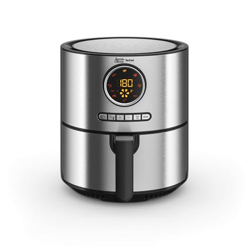Tefal Jamie Oliver by Tefal Ultra Fry heteluchtfriteuse, 1630 W, XL-capaciteit 4,2 l, roestvrij staal