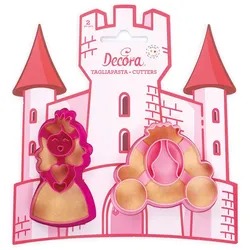 Ausstechformen „Prinzessin“ und „Kutsche“, 2 Stück