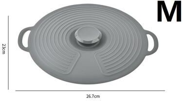 Universal Stock Reusable Silicone Bowl Lids Microwave Splash Cover For Bowls, Pots & Pans m