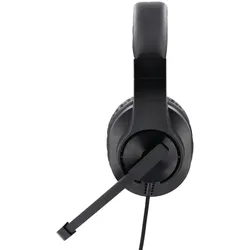 Hama HS-P350 PC-Office-Headset Stereo Schwarz, Y-Adapter