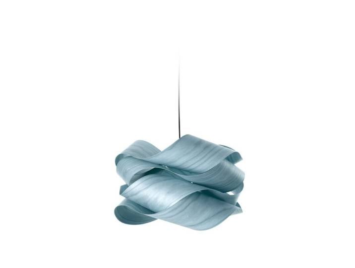 LZF Pendelleuchte Link - Sea Blue (Meerblau) , Schwarz matt , La