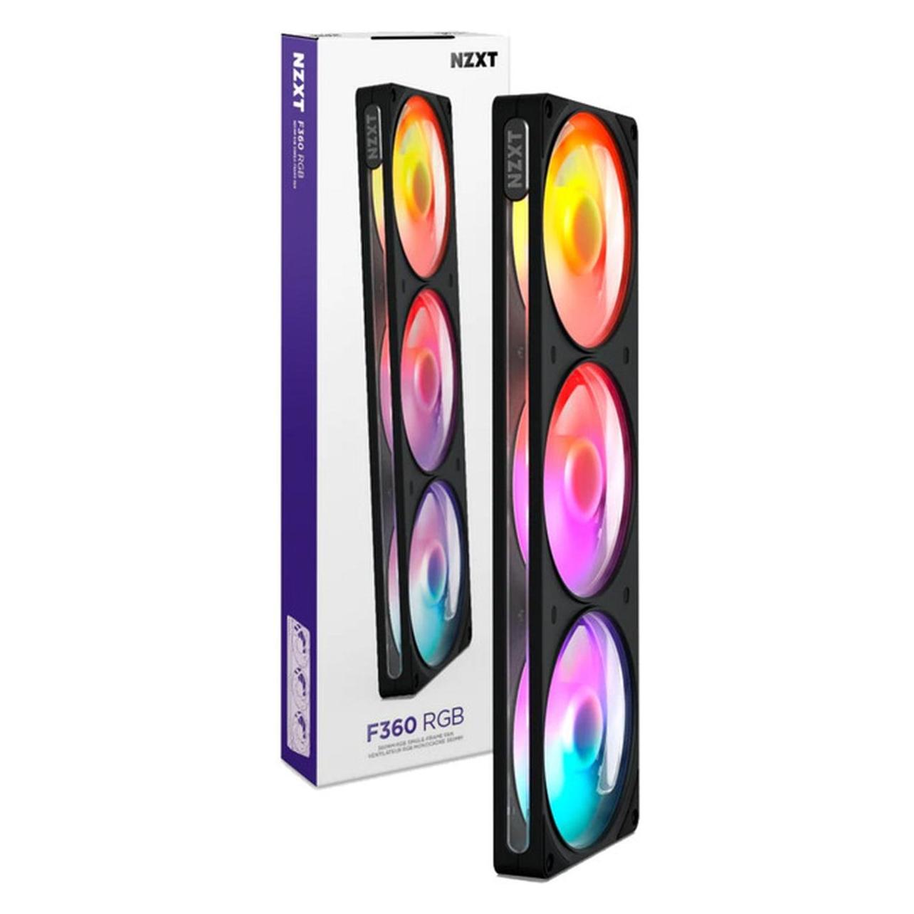 NZXT F360 RGB (schwarz, 360 mm) (1x) (RF-R236U-BF)