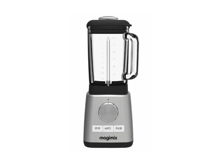 Standmixer Magimix POWER, Magimix , schwarz (schwarz, transparent, chromfarben), B:16,5cm H:40,5cm T:16,5cm, Zerkleinerer, Standmixer