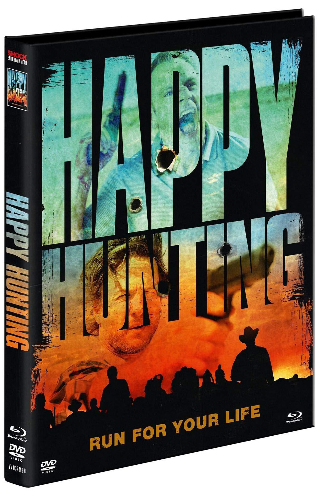 Happy Hunting Ongecensureerde Versie Mediabook Beperkte Editie met DVD Cover B Blu-ray van Shock Entertainment