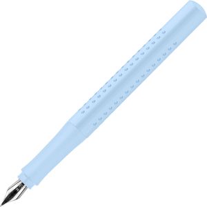 Faber-Castell Füller Grip 2010, Feder M, Links- & Rechtshänder, Kunststoff, blau / sky blue