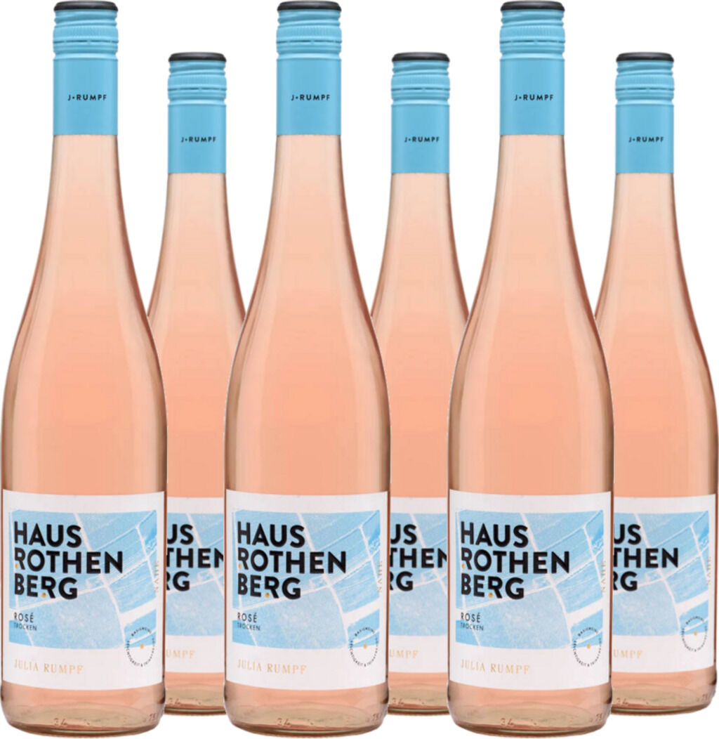 6er Vorteilspaket Rosé trocken 2025 Haus Rothenberg