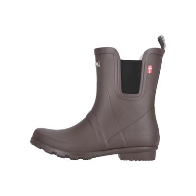 Gummistiefel MOLS "Suburbs", Damen, Gr. 36, braun (dunkelbraun), Gummi, Schuhe Gummistiefel, mit wasserdichter Funktion