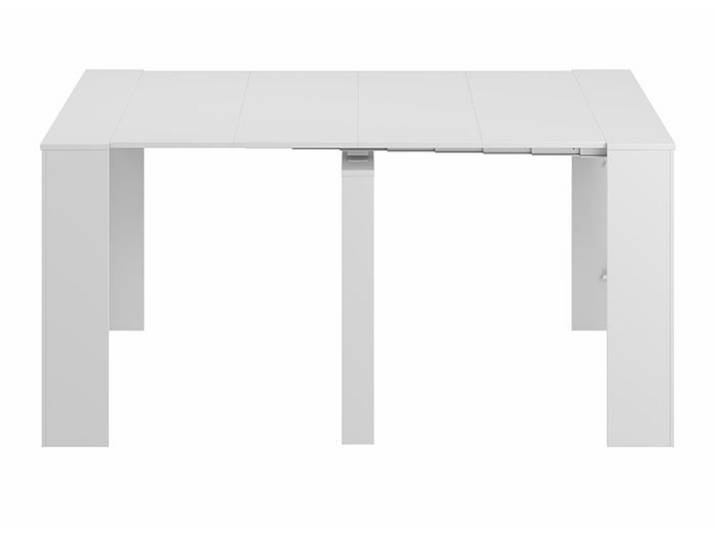 Console extensible coloris Blanc - Dim : 90 x 78 x 50 - 235 cm