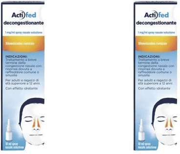 Acti fed Decongestionante BIPACCO Rinite e Sinusite Spray 10 ml
