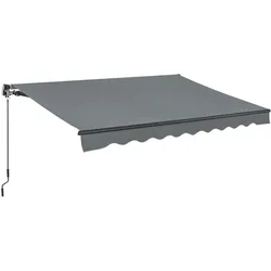 GELENKARMMARKISE grau 300x250 cm