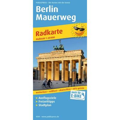 Publicpress Radkarte Berlin Mauerweg 1:60.000, Sonstige von , KOMPASS Freytag & Berndt, 978-3-7473-0501-0