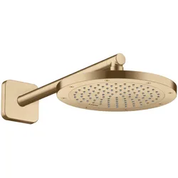hansgrohe AXOR ShowerSolutions Duschkopf 245, 1 Strahlart, 35380140, Farbe: Brushed Bronze