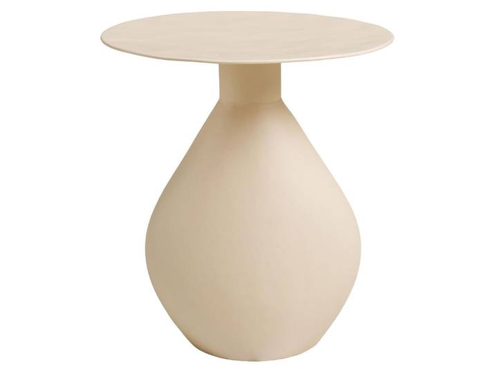 Malin table d'angle Ø36cm Off-White.