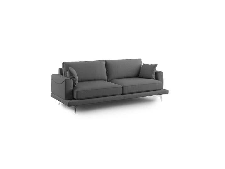 Canapé en tissu anti-tache 178 cm anthracite