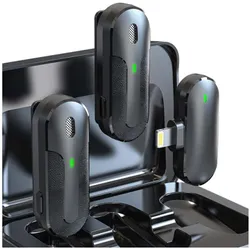 Devia Mikrofon für smartfon Kintone Lightning wireless 2in1 schwarz, Mikrofon