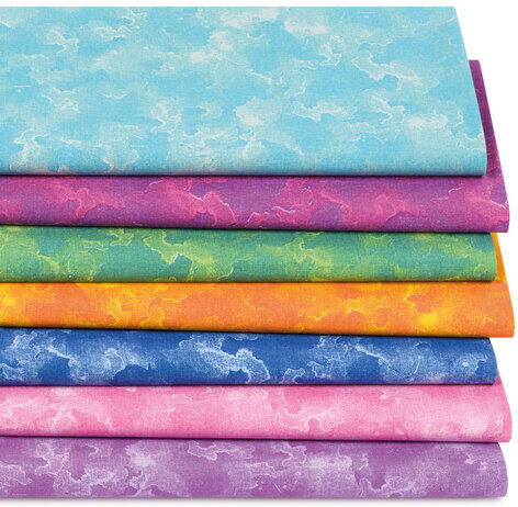 Patchwork- und Quiltpaket "Batik standard", bunt