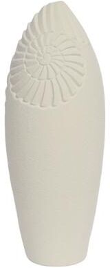 Sagebrook Home Stoneware Ceramic Shell Vase