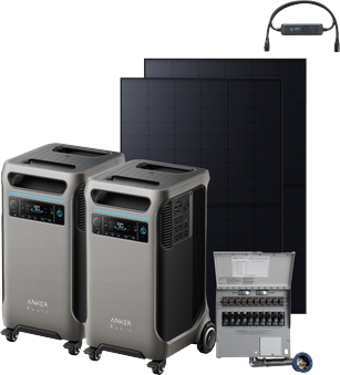 2× Anker SOLIX F3800 + Power Backup Kit + 2× 410W Rigid Solar Panel