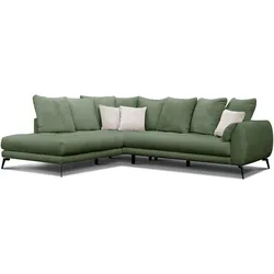 ECKSOFA CALME 5-Sitzer, olive
