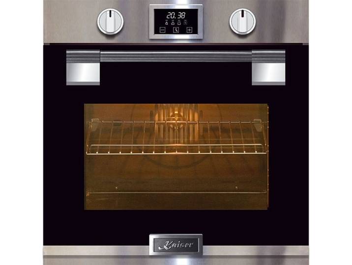 Kaiser Küchengeräte Pyrolyse Backofen EH 6337/10, mit 1-fach-Teleskopauszug, Pyrolyse Backofen, Bratautomatik 11 Funktionen