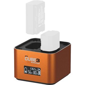 Hähnel ProCube3 Sony Kamera-Akku-Ladegerät, für Sony NP-BX1, NP-FW50 und NP-FZ100, mit 2 Steckplätzen