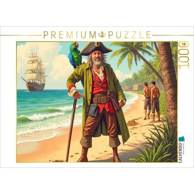 CALVENDO Puzzle Die Schatzinsel - Long John Silver erscheint | 1000 Teile Lege-Größe 64x48cm Foto-Puzzle für glückliche Stunden, Sonstige von ,